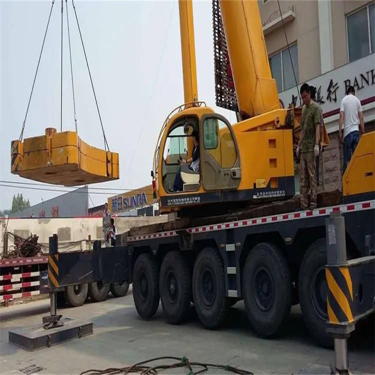 惠安县当地吊车出租|机器吊装|75吨|工厂搬迁服务